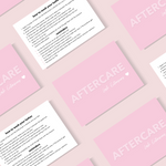 Load image into Gallery viewer, Editable Lash Aftercare Card Template
